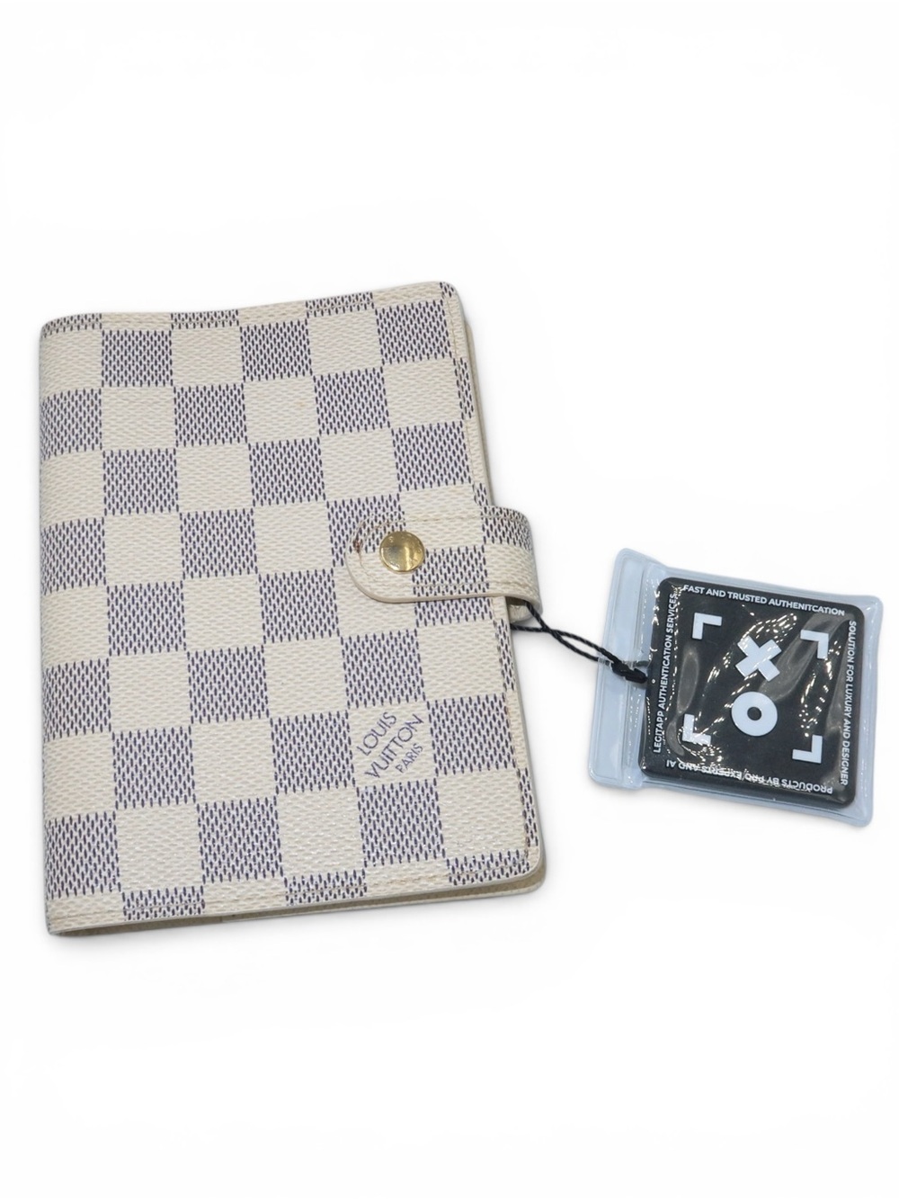 Louis Vuitton Damier Azur PM Agenda Cover | Original LV Ruler | 6 Ring Planner